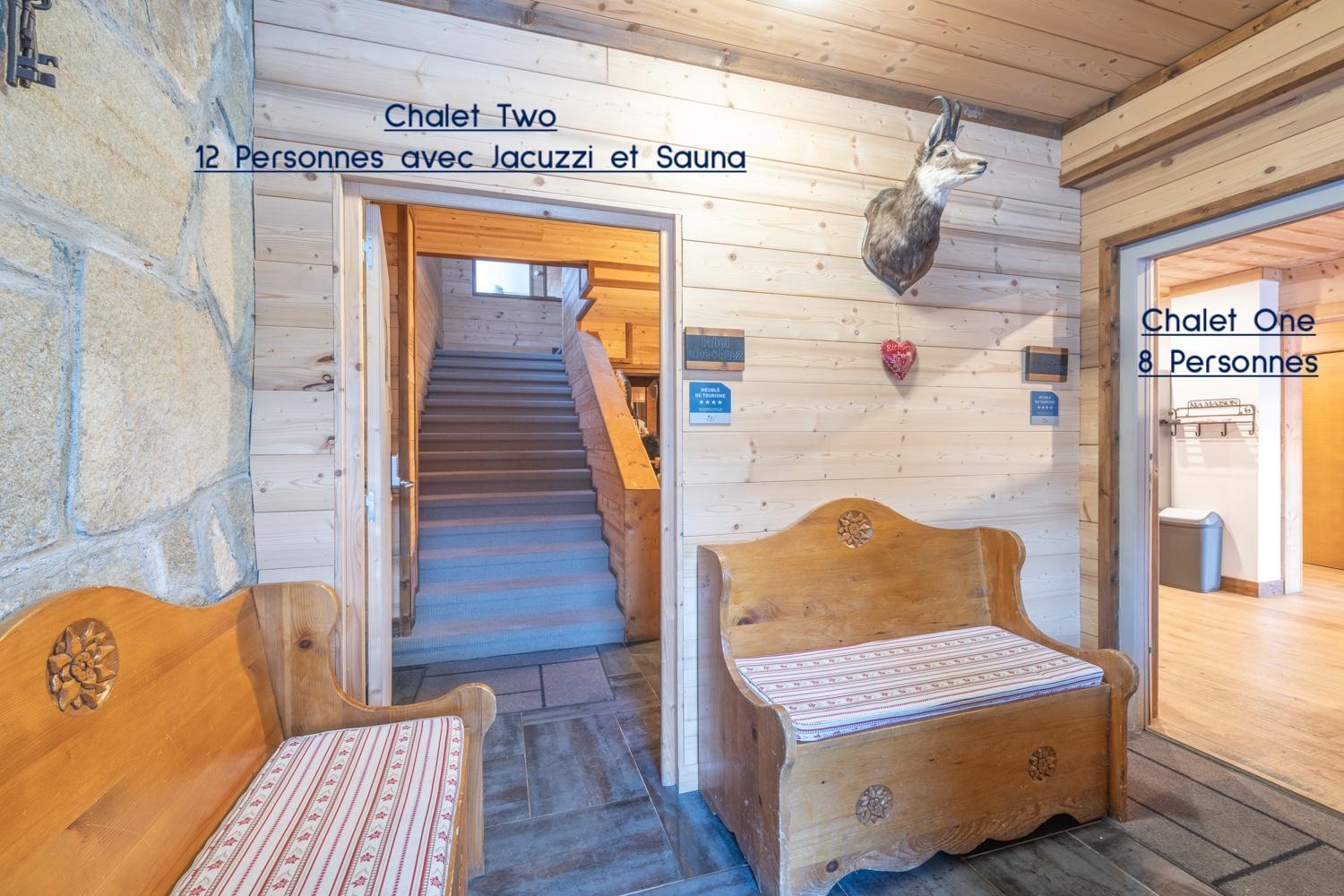 Chalet Alpe D'Huez 1850-Sea And Mountain Pleasure Avec 2 Appartements- 1 Appartement 3 Chambres 8 Couchages - 3 Salles D'Eau Et 1 Appartement 5 Chambres 12 Couchages 5 Salles D'Eau - Jacuzzi Et Sauna -Pieds Des Pistes Et Centre Eksteriør bilde
