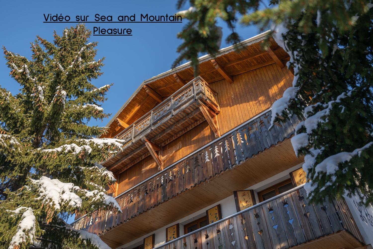 Chalet Alpe D'Huez 1850-Sea And Mountain Pleasure Avec 2 Appartements- 1 Appartement 3 Chambres 8 Couchages - 3 Salles D'Eau Et 1 Appartement 5 Chambres 12 Couchages 5 Salles D'Eau - Jacuzzi Et Sauna -Pieds Des Pistes Et Centre Eksteriør bilde